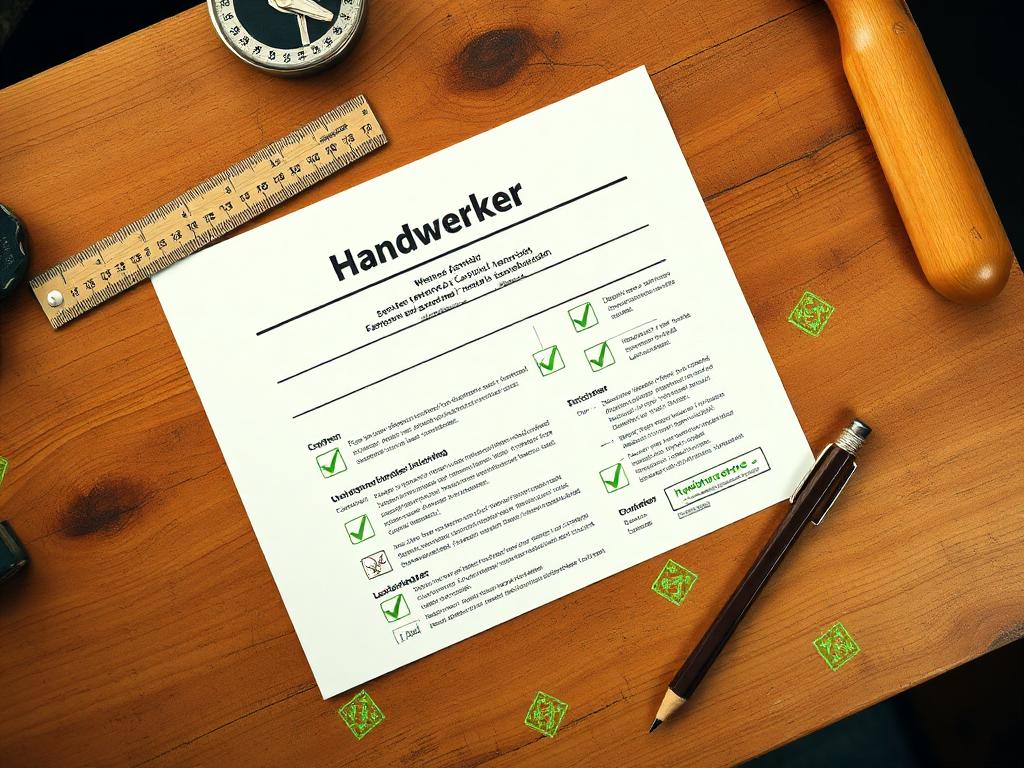 Handwerkerangebot